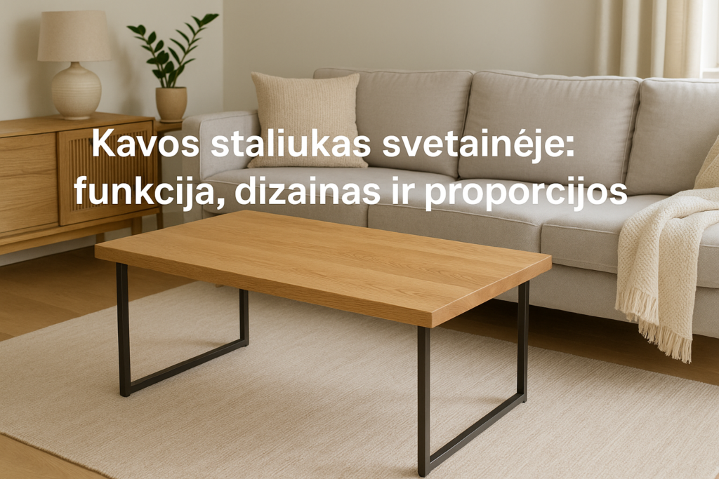 Kavos staliukas svetaineje