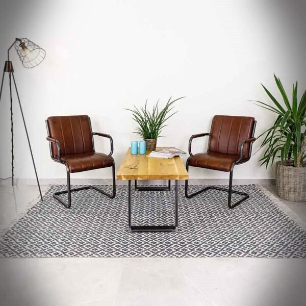 Stalo kojos  SLAN Juoda, Plienas (H45x40cm) - Image 2