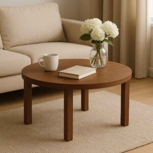 Kavos staliukas apvalus